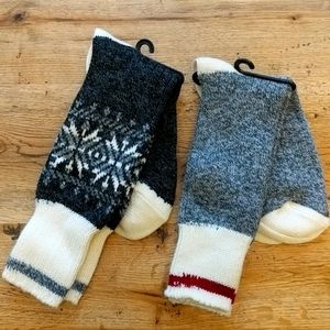 2 pairs of Wool Socks from Roots Canada